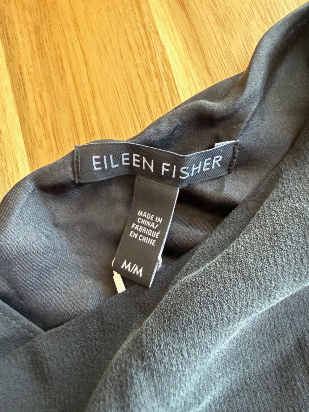 *SHOP CLOSING 4/26* Eileen Fisher Silk Crepe Asymmetric Sleeveless Dress M NWT - Picture 3 of 10